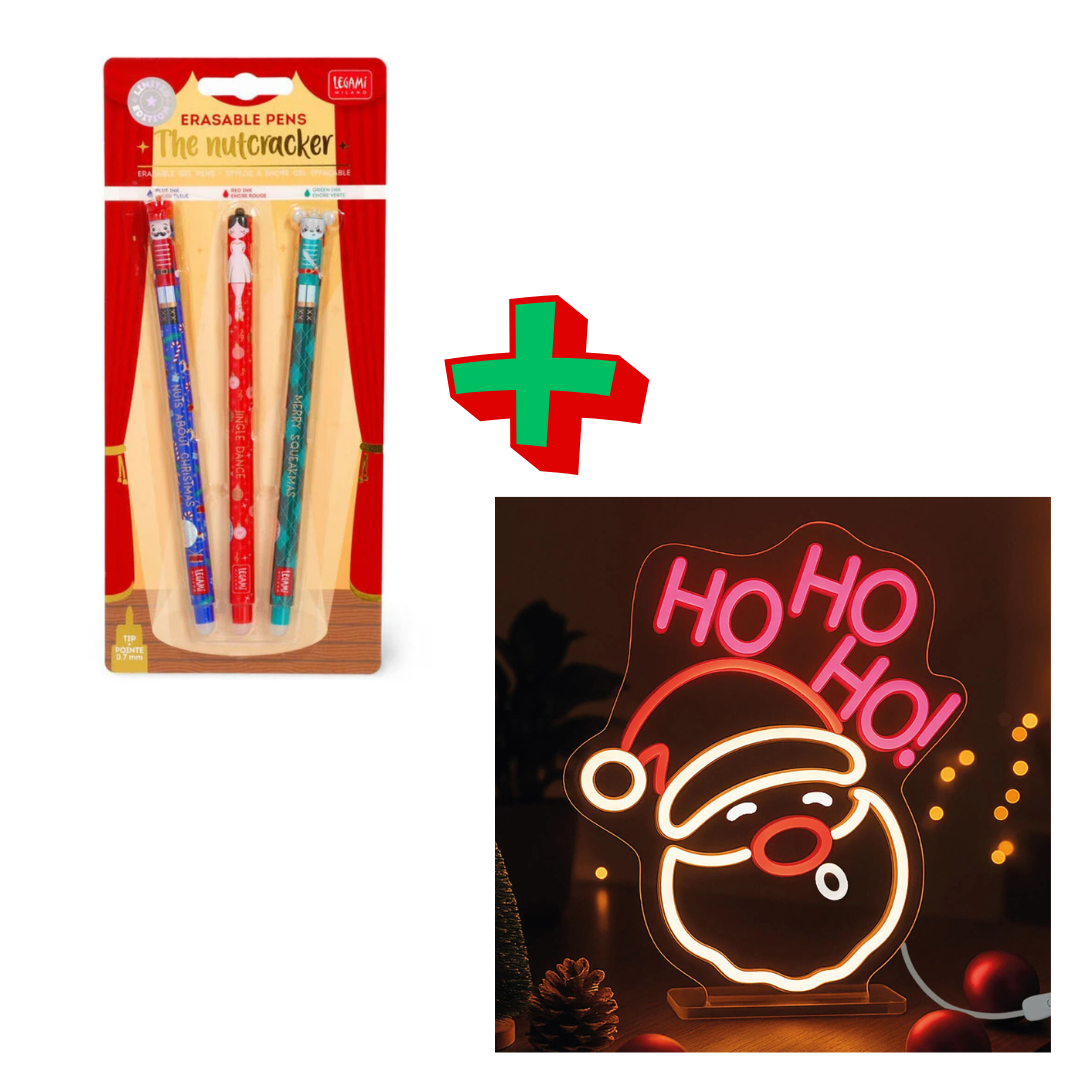 SET PENNE CANCELLABILI NATALIZIE LEGAMI