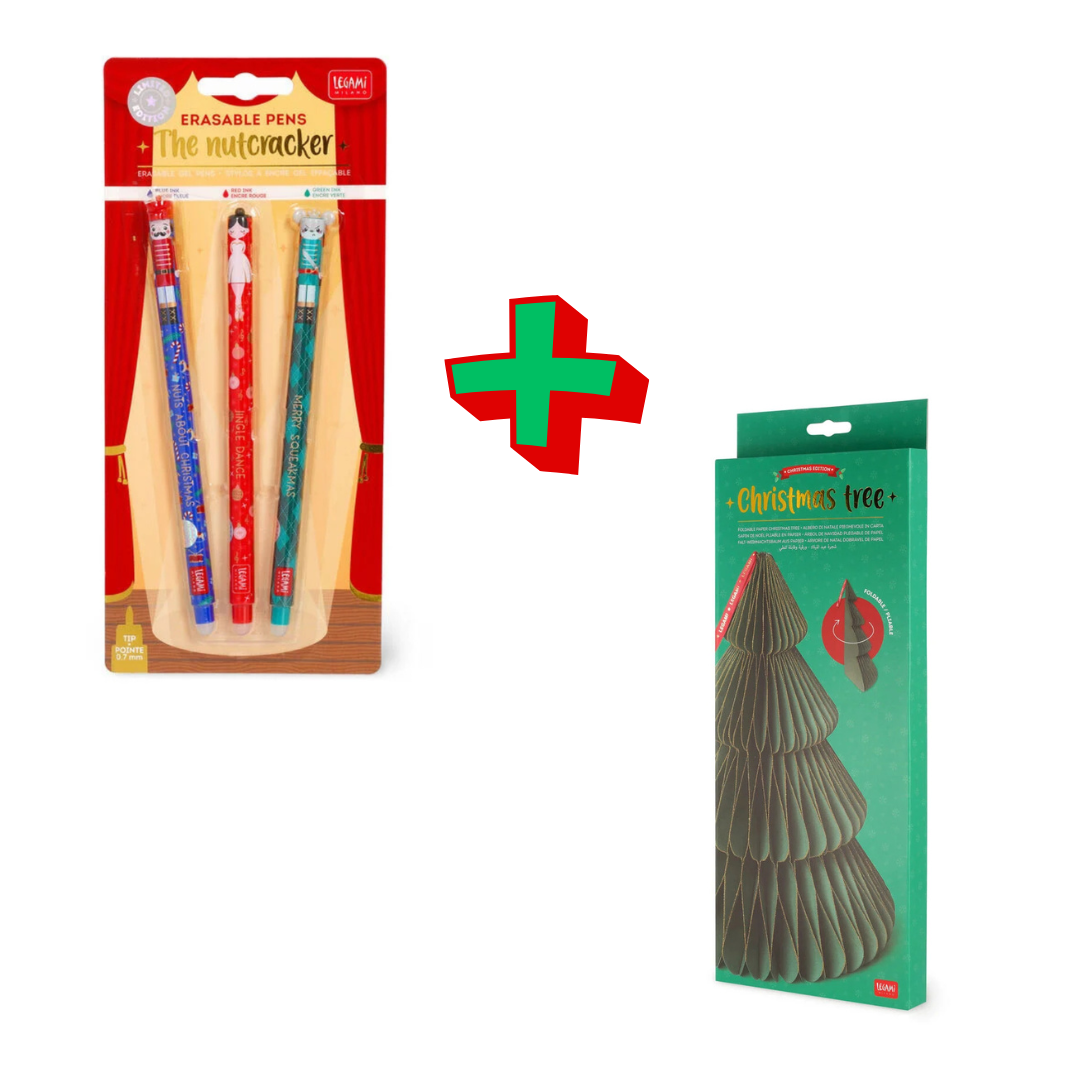 SET PENNE CANCELLABILI NATALIZIE LEGAMI