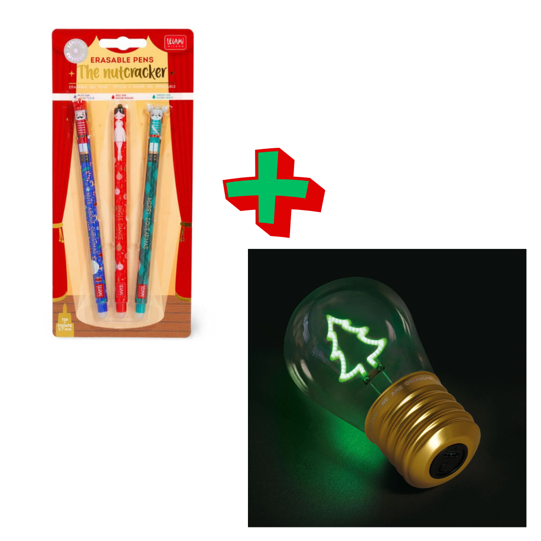 SET PENNE CANCELLABILI NATALIZIE LEGAMI