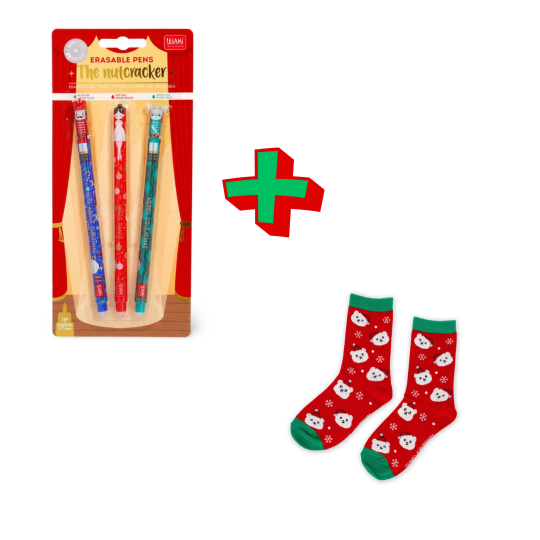 SET PENNE CANCELLABILI NATALIZIE LEGAMI