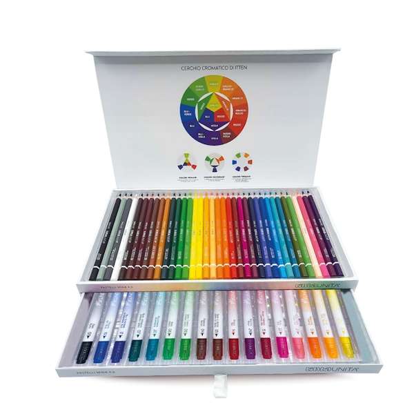 TINTA UNITA ART 36 PASTELLI + 18 BRUSH