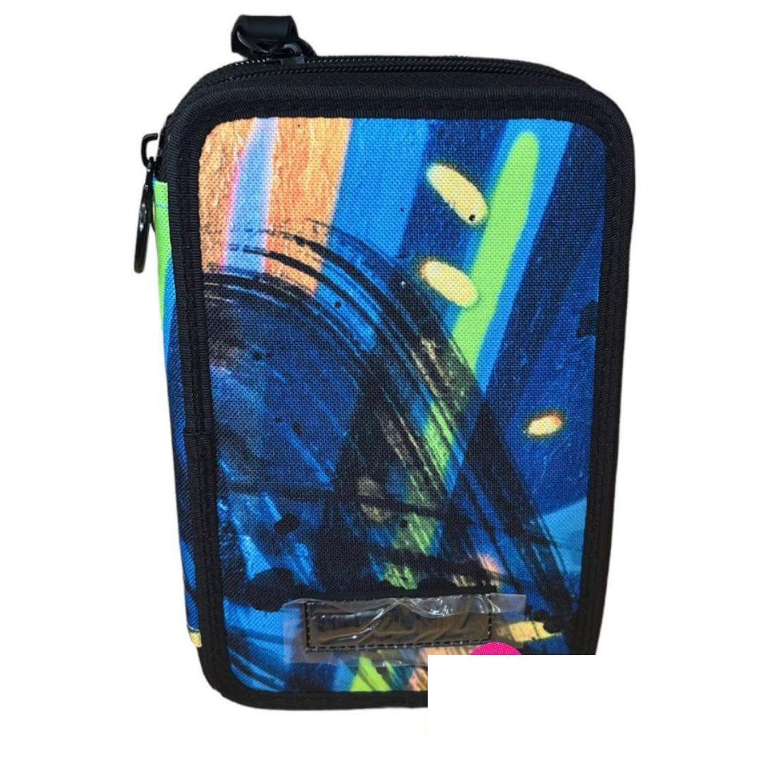 ASTUCCIO 3 ZIP TINTA UNITA