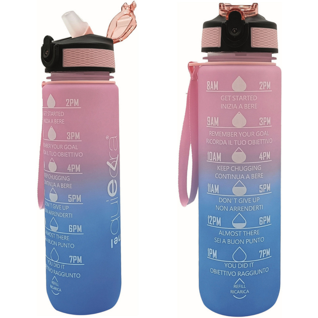 BORRACCIA MOTIVAZIONALE 1 LT. ROSA CELESTE
