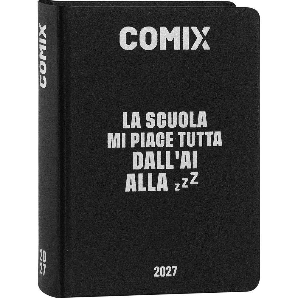 AGENDA COMIX 16M STD BLACK&SILVER