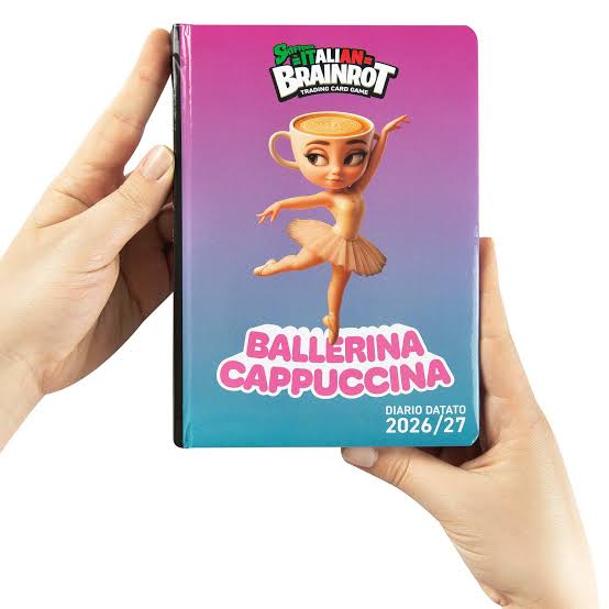 DIARIO DATATO 12 MM STD BALLERINA SK BRAINROT