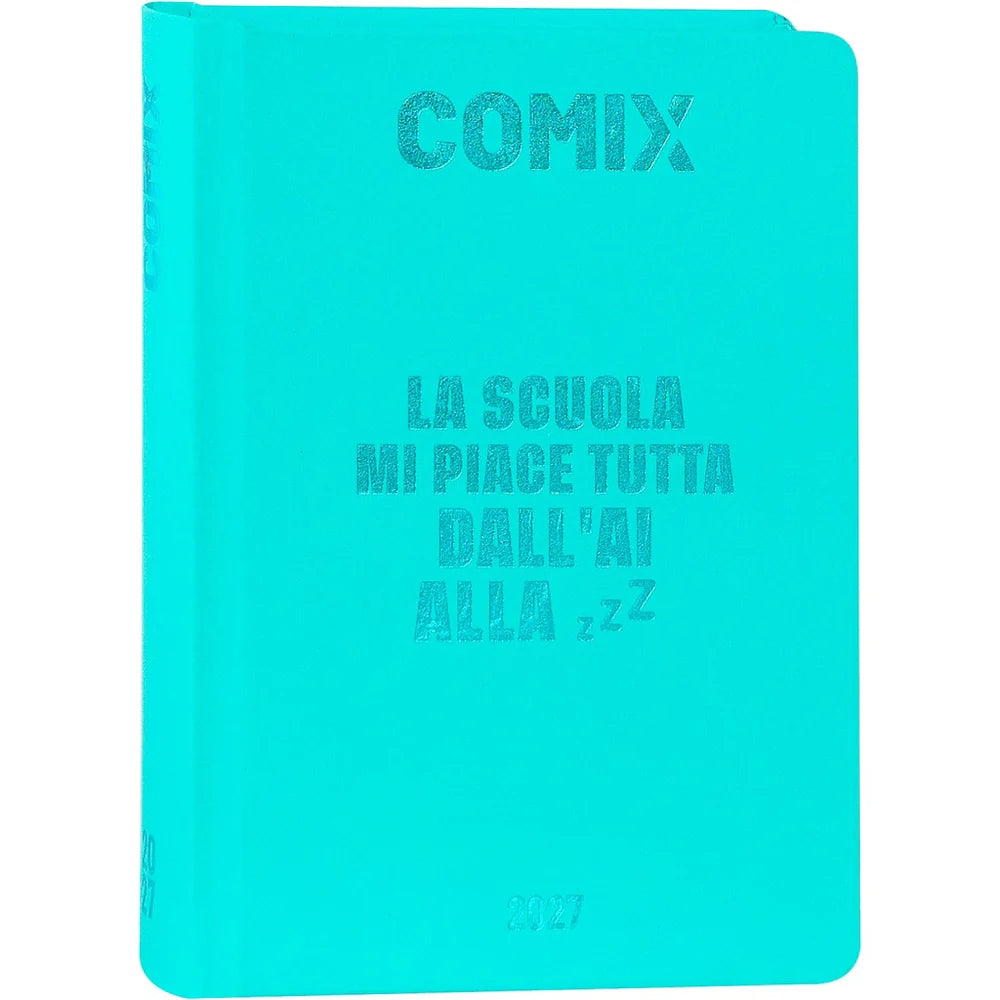 AGENDA COMIX 16M MINI TURCHESE