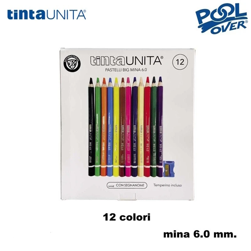 PASTELLI TINTA UNITA JUMBO 12