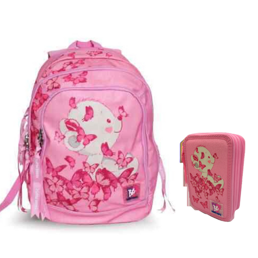 Set Astuccio tre zip completo + zaino orsetto TintaUNITA