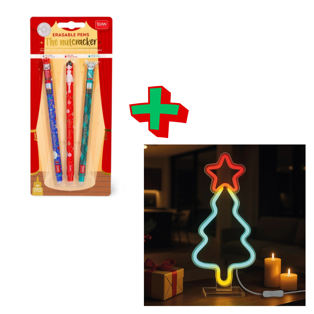 SET PENNE CANCELLABILI NATALIZIE LEGAMI