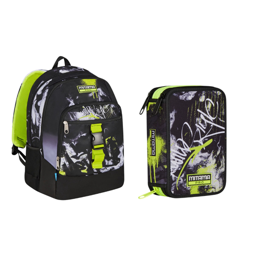 Set Zaino + Astuccio 3 ZIP X-PLUS MITAMA PRO INKSTYLE