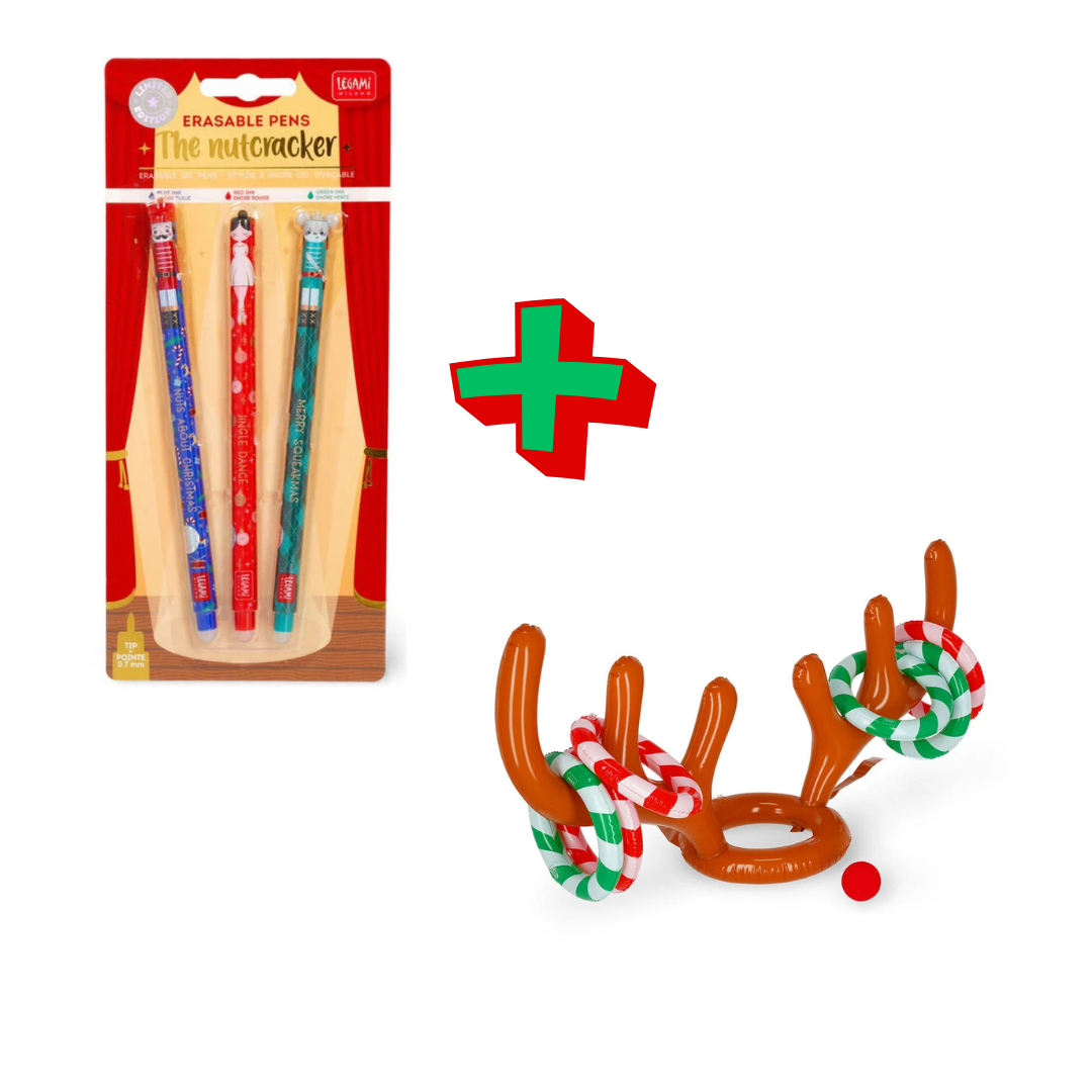 SET PENNE CANCELLABILI NATALIZIE LEGAMI