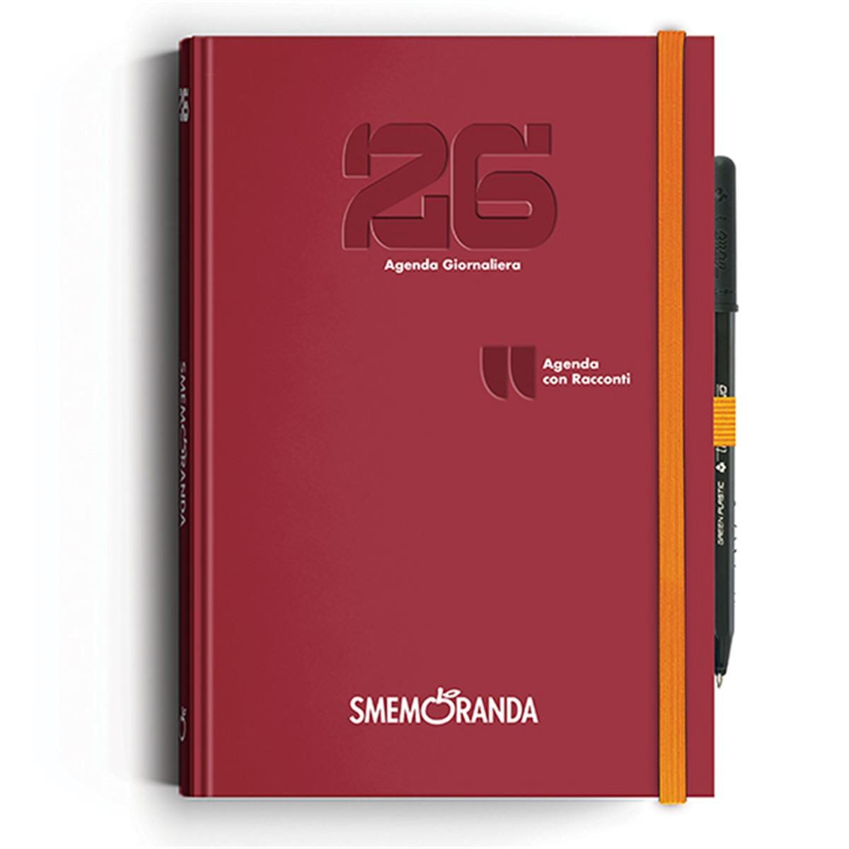 AGENDA SMEMORANDA RACCONTI 2026 SETTIMANALE 12 MESI. A5. BOR