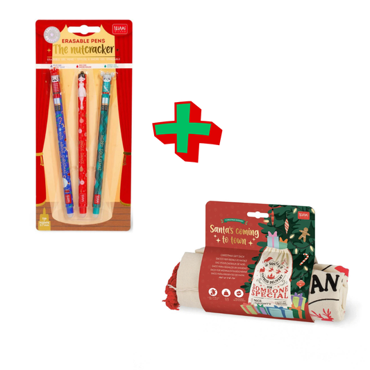 SET PENNE CANCELLABILI NATALIZIE LEGAMI