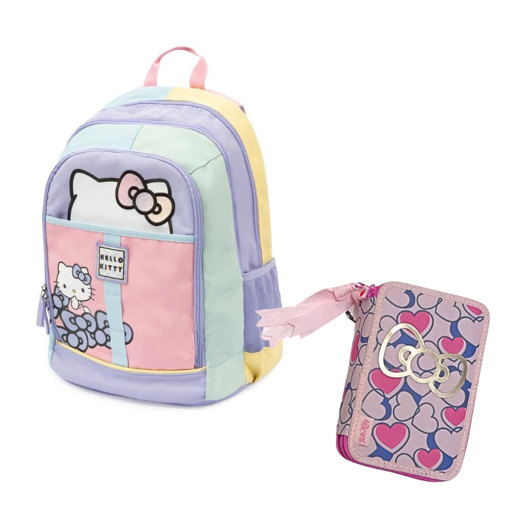 Set Zaino + Astuccio completo HELLO KITTY