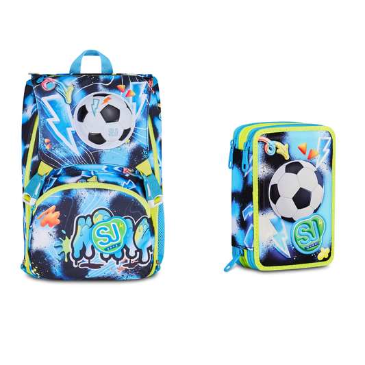 Set Zaino + Astuccio 3 ZIP SJ GANG GLOWGAME