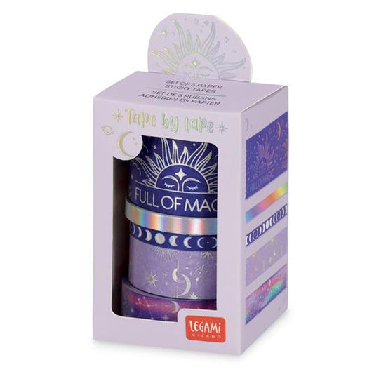 SET 5 NASTRI ADESIVI LEGAMI MAGIC