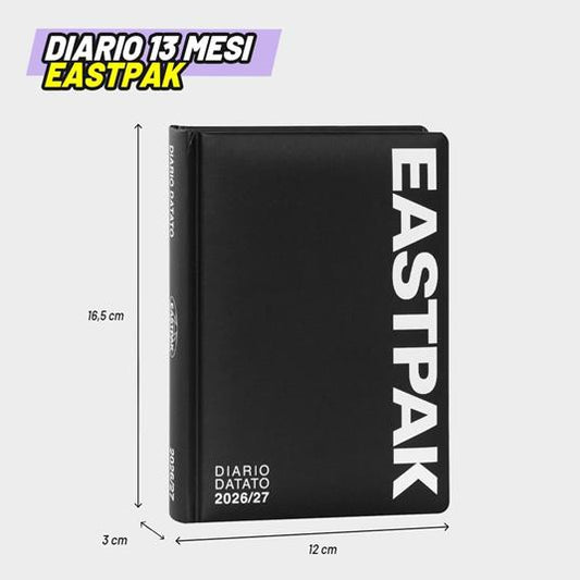 DIARIO DATATO 13M MEDIUM EASTPAK BLACK