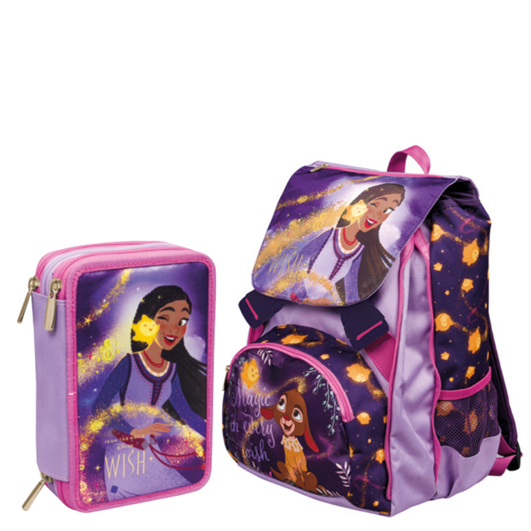 Set zaino + astuccio Wish