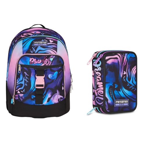 Set Zaino + Astuccio 3 ZIP X-PLUS MITAMA PRO SHINYCREW