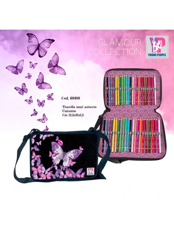 ASTUCCIO MAXI TRACOLLA FARFALLE
