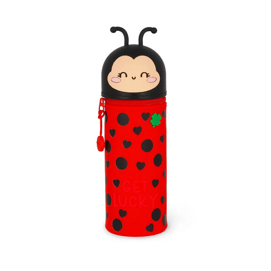 KAWAII SILICONE PENCIL CASE LADYBUG