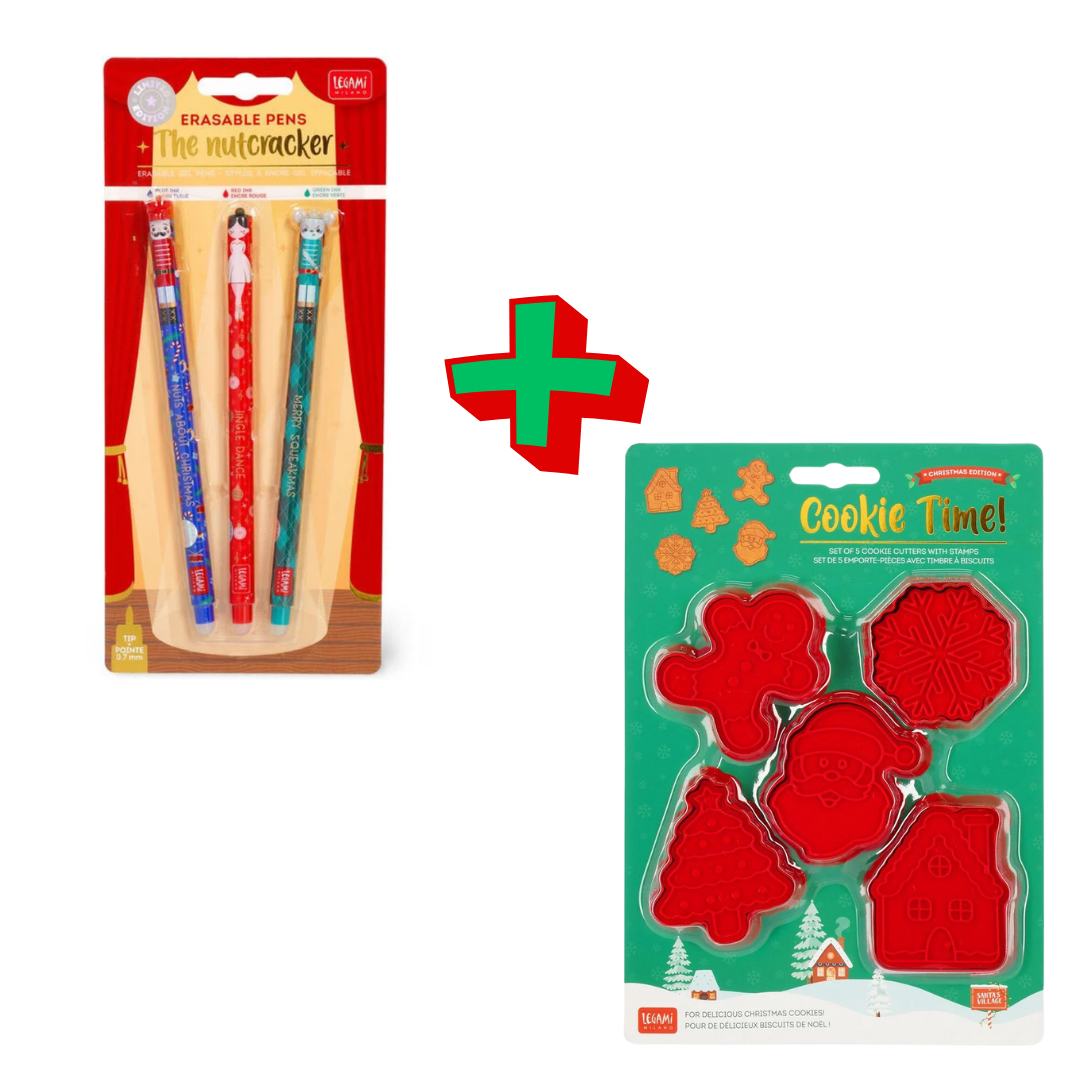 SET PENNE CANCELLABILI NATALIZIE LEGAMI