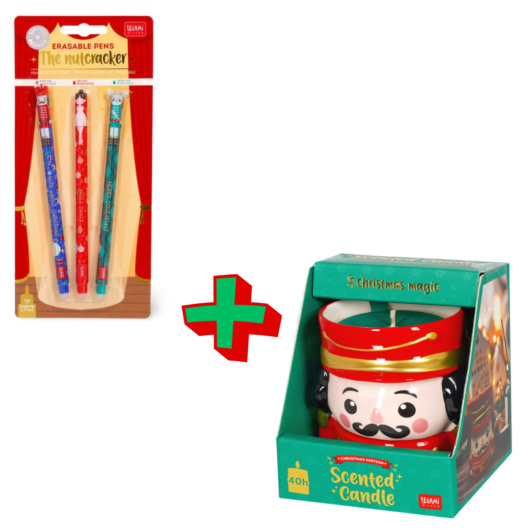 SET PENNE CANCELLABILI NATALIZIE LEGAMI