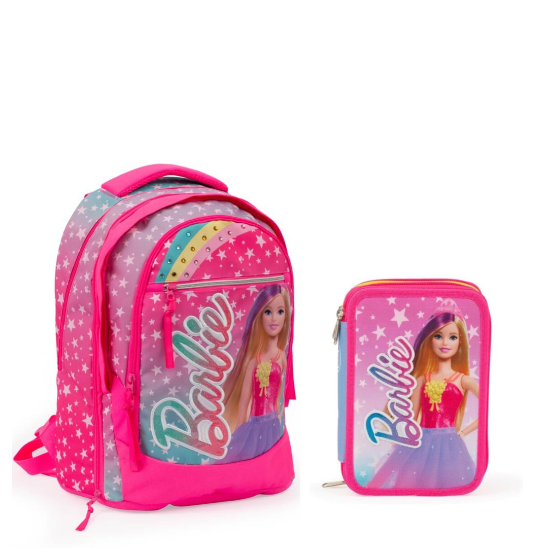 Set zaino + astuccio BARBIE