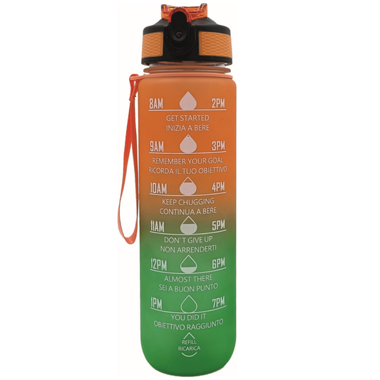 BORRACCIA MOTIVAZIONALE 1 LT. ARANCIO VERDE