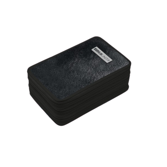 ASTUCCIO 3 ZIP GLAMOUR NERO