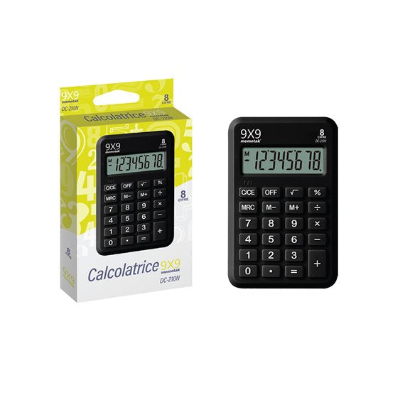 CALCOLATRICE MINI MEMOTAK 9X9
