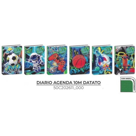 DIARIO AG.10M DATATO # CARTOTECNICA BOY SJ