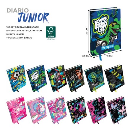 DIARIO MITAMA FSC # (JUNIOR) GRANDE 15X20 CM