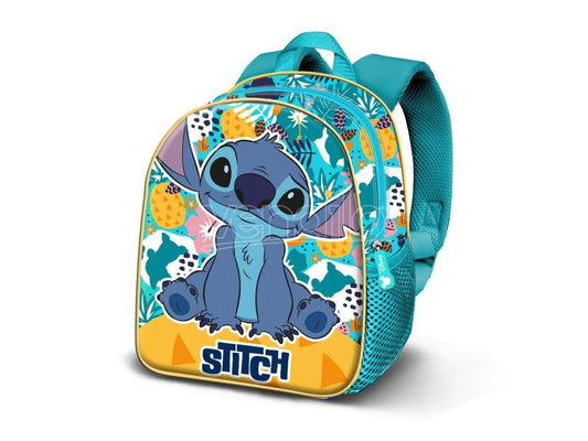 ZAINO ASILO 3D 31X26X11CM STITCH COLORS