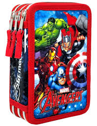 ASTUCCIO 3 ZIP AVENGERS