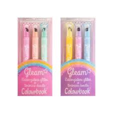 EVIDENZIATORI GLITTER + TIMBRINO
