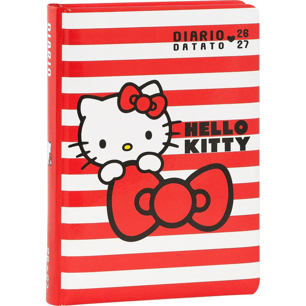 DIARIO HELLO KITTY 26-27 STRIPES