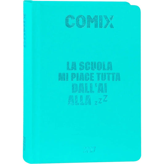 AGENDA COMIX 16M MINI TURCHESE