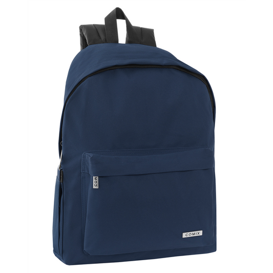 ZAINO AMERICANO MONOCOLORE BLU COMIX