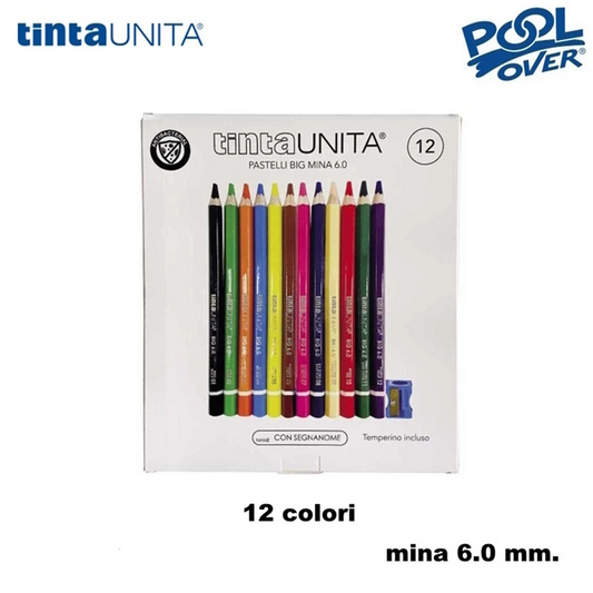PASTELLI TINTA UNITA JUMBO 12
