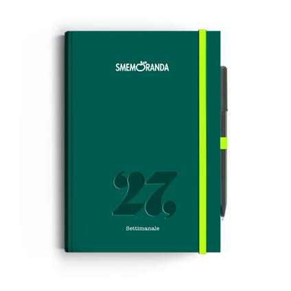 AGENDA SMEMO CLASSIC 2027 SETTIMANALE A5 PETROLIO
