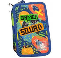 ASTUCCIO TRE ZIP TU BOY COLLECTION BLU